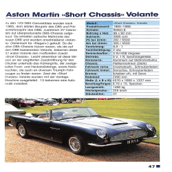 Aston Martin - Serienmodelle seit 1948