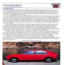 Alfa Romeo Alfasud Alle Alfasud-sedans van 1971 tot 1983 en Sprints van 1976 tot 1989