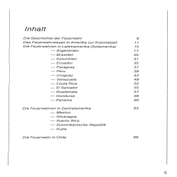 Feuerwehren in Südamerika