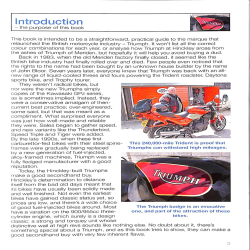 Hinckley Triumph Triples and Fours 750, 900 : 750, 900, 955, 1000, 1050, 1200 - 1991-2009