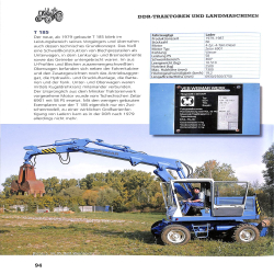 Landmaschinen und Traktoren der DDR - 1945-1990