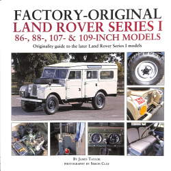 Fabrieksoriginele Land Rover Series I 86-, 88-, 107- en 109-inch modellen