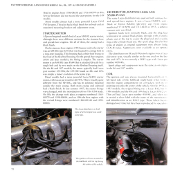 Fabrieksoriginele Land Rover Series I 86-, 88-, 107- en 109-inch modellen