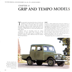 Fabrieksoriginele Land Rover Series I 86-, 88-, 107- en 109-inch modellen