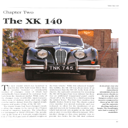 Jaguar XK140/150 in detail
