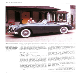 Jaguar XK140/150 in detail