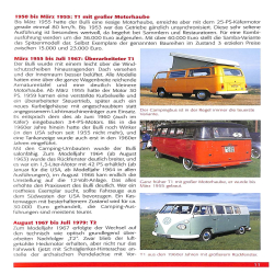 VW Bus Alle Modelle von 1950 bis 1990 - Baureihe T1 bis T3