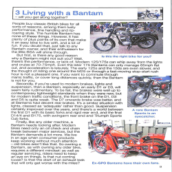 BSA Bantam All models 1948 to 1971