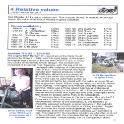 BSA Bantam All models 1948 to 1971