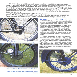 BSA Bantam All models 1948 to 1971