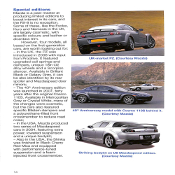 Mazda RX-8  All models 2003 to 2012