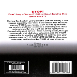 Volvo P1800/1800S, E & ES 1961 to 1973