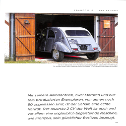 Legende 2 CV Fahren, Fühlen. Leben