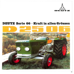 Deutz - Prospekte der 06er Baureihe