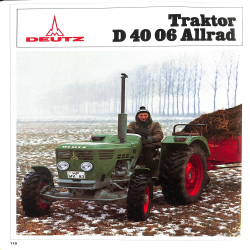 Deutz - Prospekte der 06er Baureihe