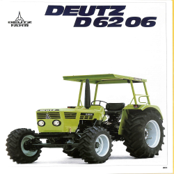 Deutz - Prospekte der 06er Baureihe