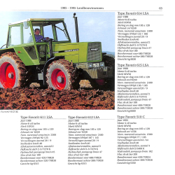 Landbouwtractoren 1985-1995