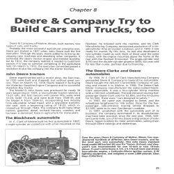 Cars, Trucks, and Buses Made by Tractor Companies