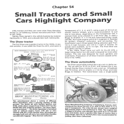 Cars, Trucks, and Buses Made by Tractor Companies