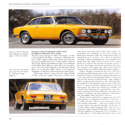 Alfa Romeo Coupés & Spiders In Detail