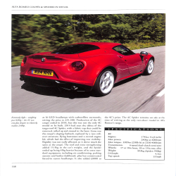 Alfa Romeo Coupés & Spiders In Detail