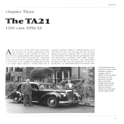 Alvis Three Litre In Detail, TA21 to TF21 1950-67