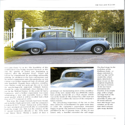 Alvis Three Litre In Detail, TA21 to TF21 1950-67