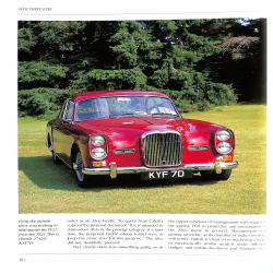 Alvis Three Litre In Detail, TA21 to TF21 1950-67