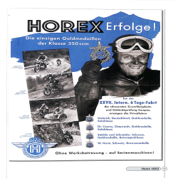 Horex Prospekte 1921-60