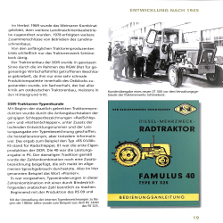 Verdiente Aktivisten Traktoren und Ackerschlepper der DDR