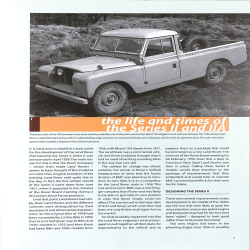 Land Rover Series II and IIA Specification Guide