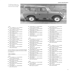 Land Rover Series II and IIA Specification Guide
