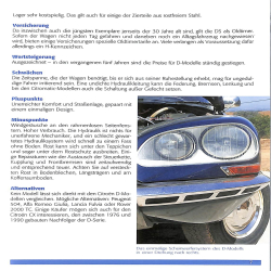 Citroën DS & ID  Praxisratgeber Klassikerkauf