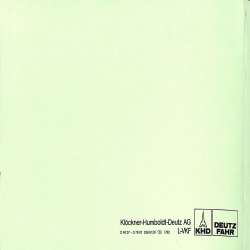  D71 Betriebsanleitung Trakroren Deutz Fahr