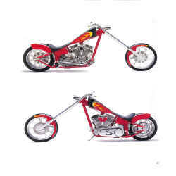 Chopper  Kunstwerke auf Rädern