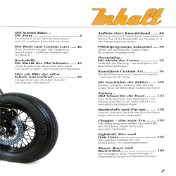 Old School Motorcycles custombike Technik,Historie,Szene