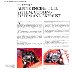 Factory-Original Sunbeam Alpine & Tiger